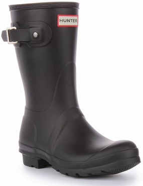 Hunter Short Tri Colour In Black For Women Cozy Walk