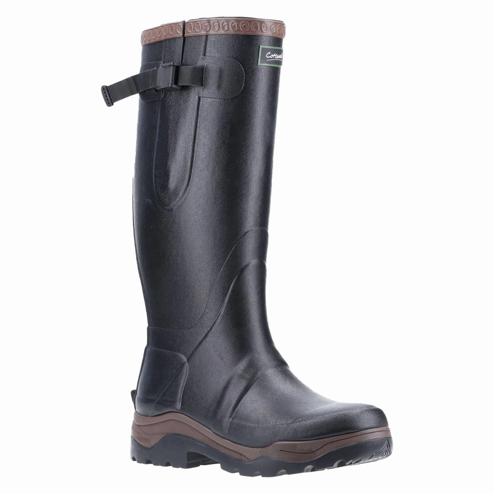Puddle Flex Max Cotswold Compass Rubber Black Wellington Boots