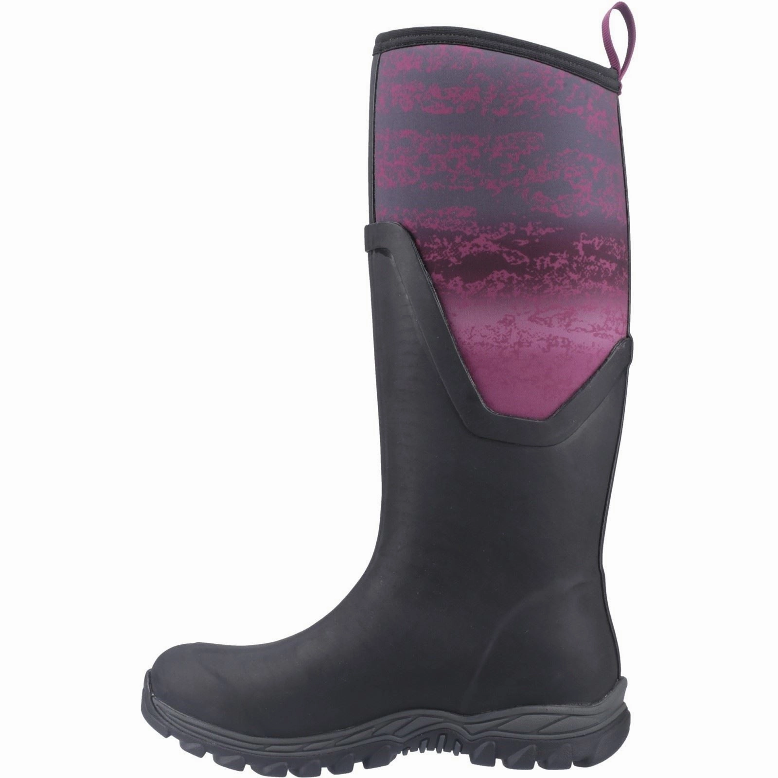 Puddle Flex Max Muck Boots Arctic Sport II Tall Rubber Women's Black/Magenta Fade Winter Knee High Boots