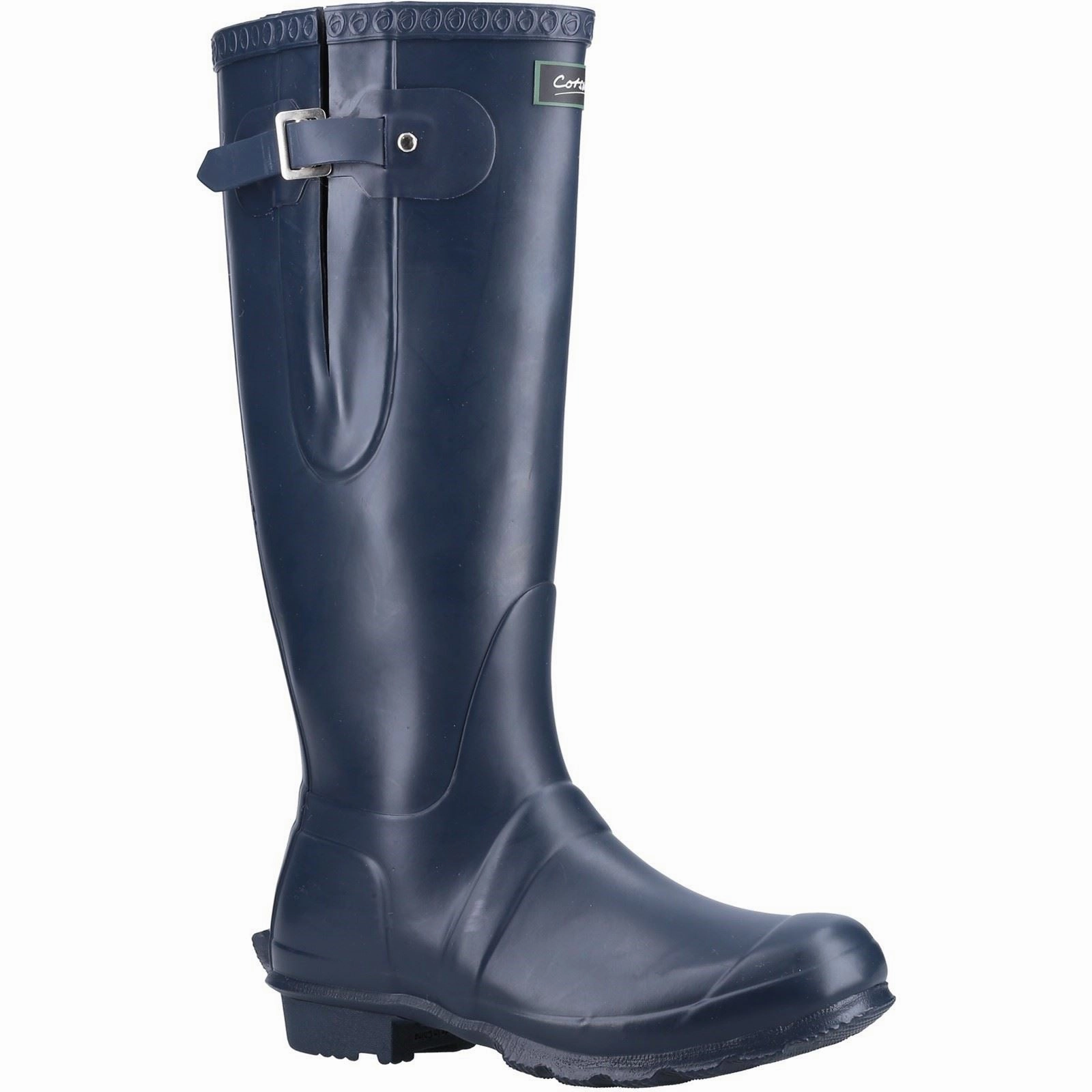 Easy Fit Cotswold Windsor Welly Rubber Women's Navy Wellington Boots