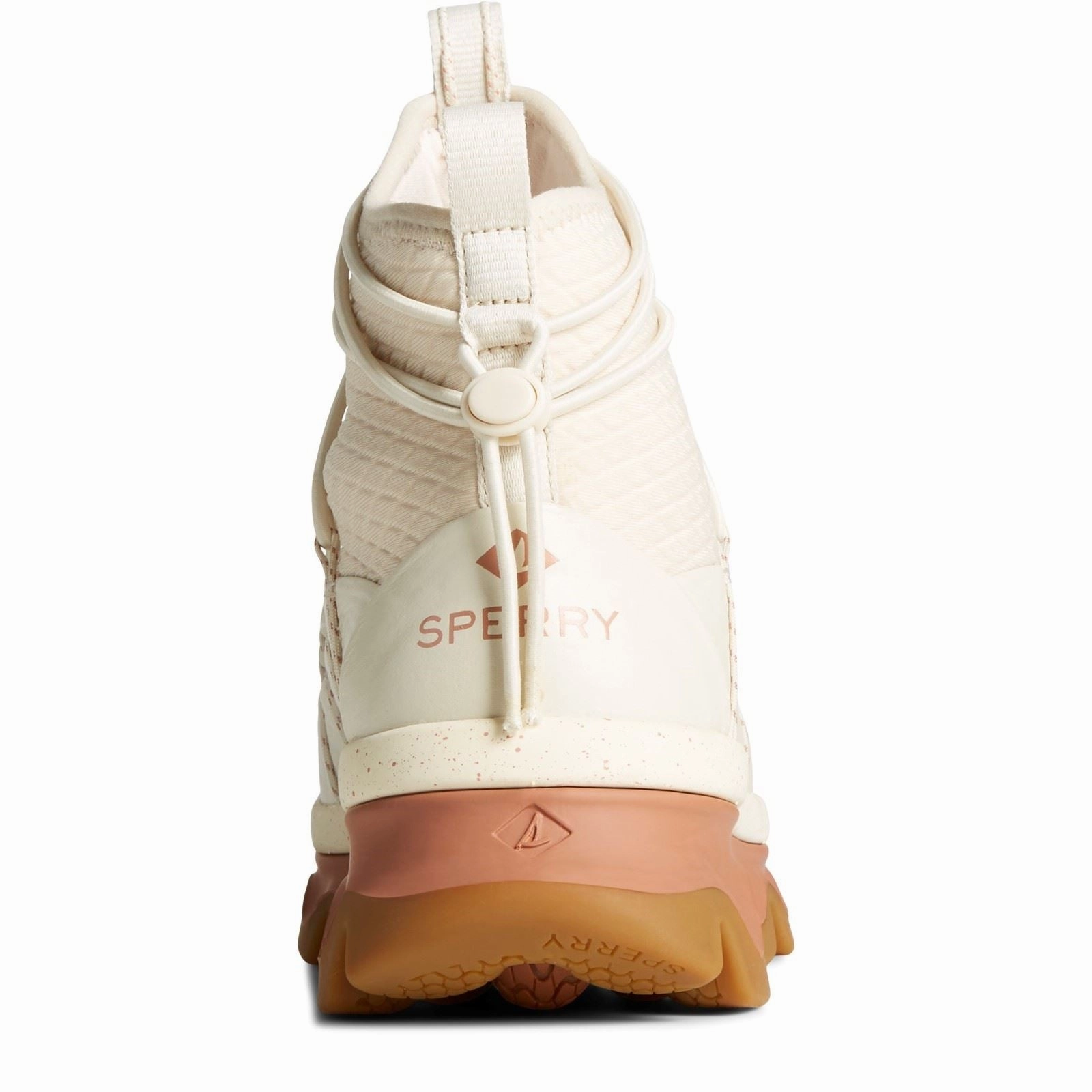 Puddle Walk Flex Sperry Saltwater 3D Textile White Wellington Boots