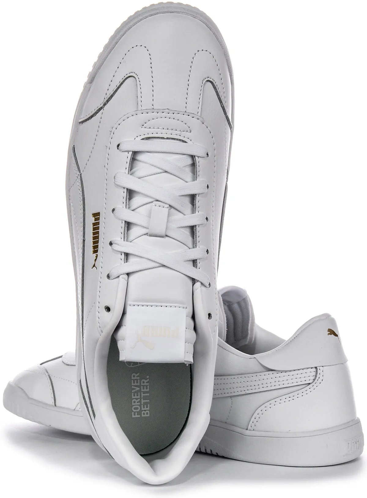 Puma Club 5V5 In White Trainers Dry Step Tech