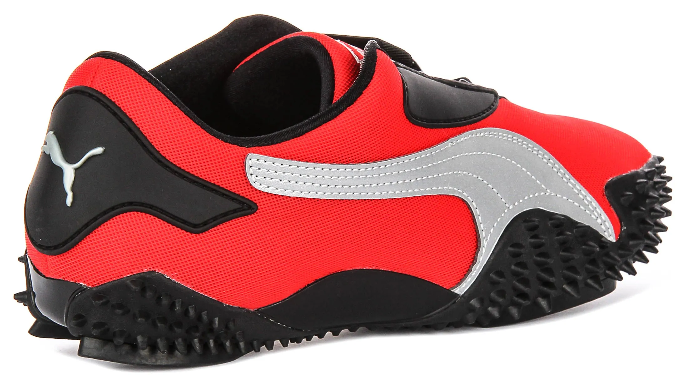 Puma Mostro OG In Red Silver Minimal Design