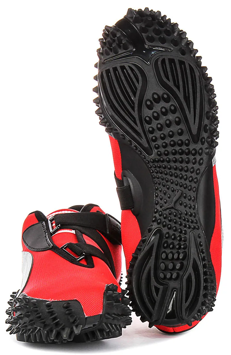 Puma Mostro OG In Red Silver Minimal Design
