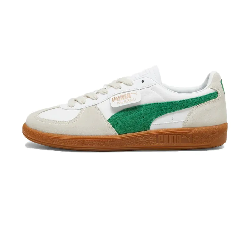 PUMA - Palermo Leather - White/Vapor Gray - Unisex [396464 07] No-slip