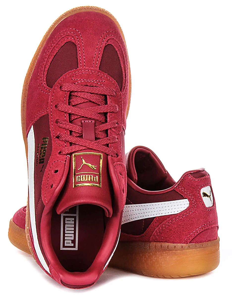 Puma Palermo Moda Tongue In Burgundy For Women Minimalist Urban Edge
