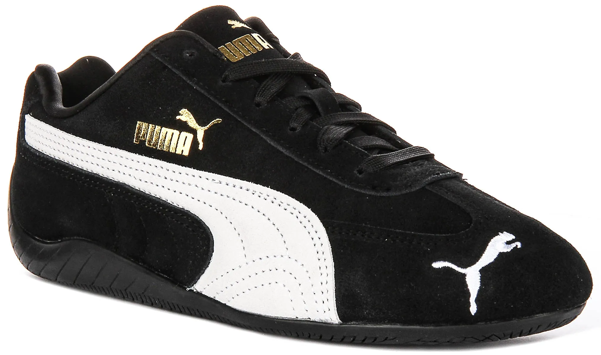 Puma Speedcat OG J In Black White For Junior Easy Walk Tailored arch