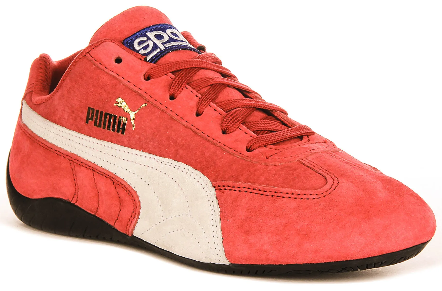 Sleek Style Trainer Shoes Puma Speedcat OG X Sparco In Red White For Women
