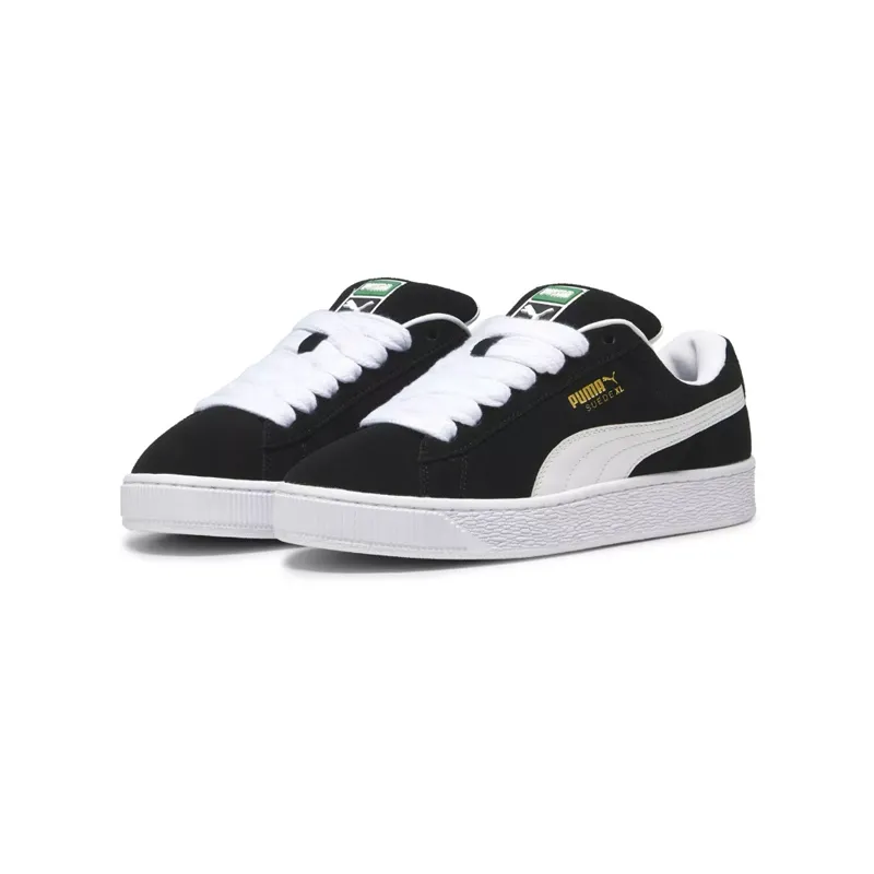 PUMA - Suede XL - Black/White - Unisex [395205 02] Comfort Mesh Shell