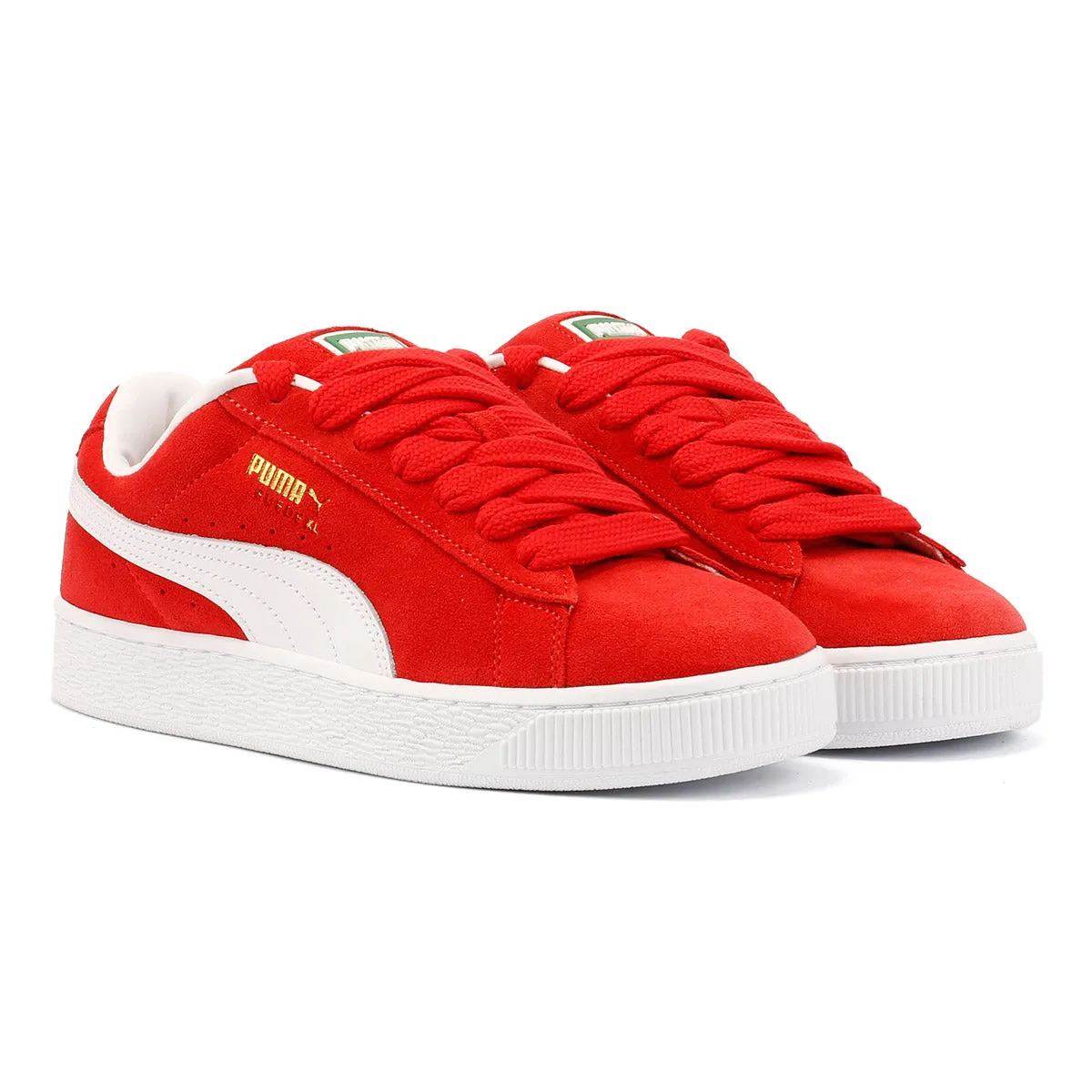 Puma Suede XL Suede Red Trainers Ultra-soft comfort Padded collar