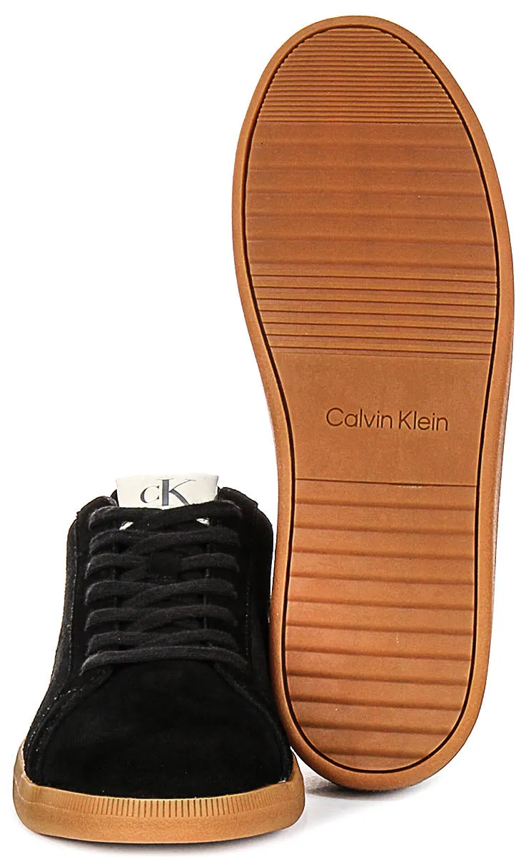 Push Forward Calvin Klein Low Profile Cupsole Sneaker In Black White For Men