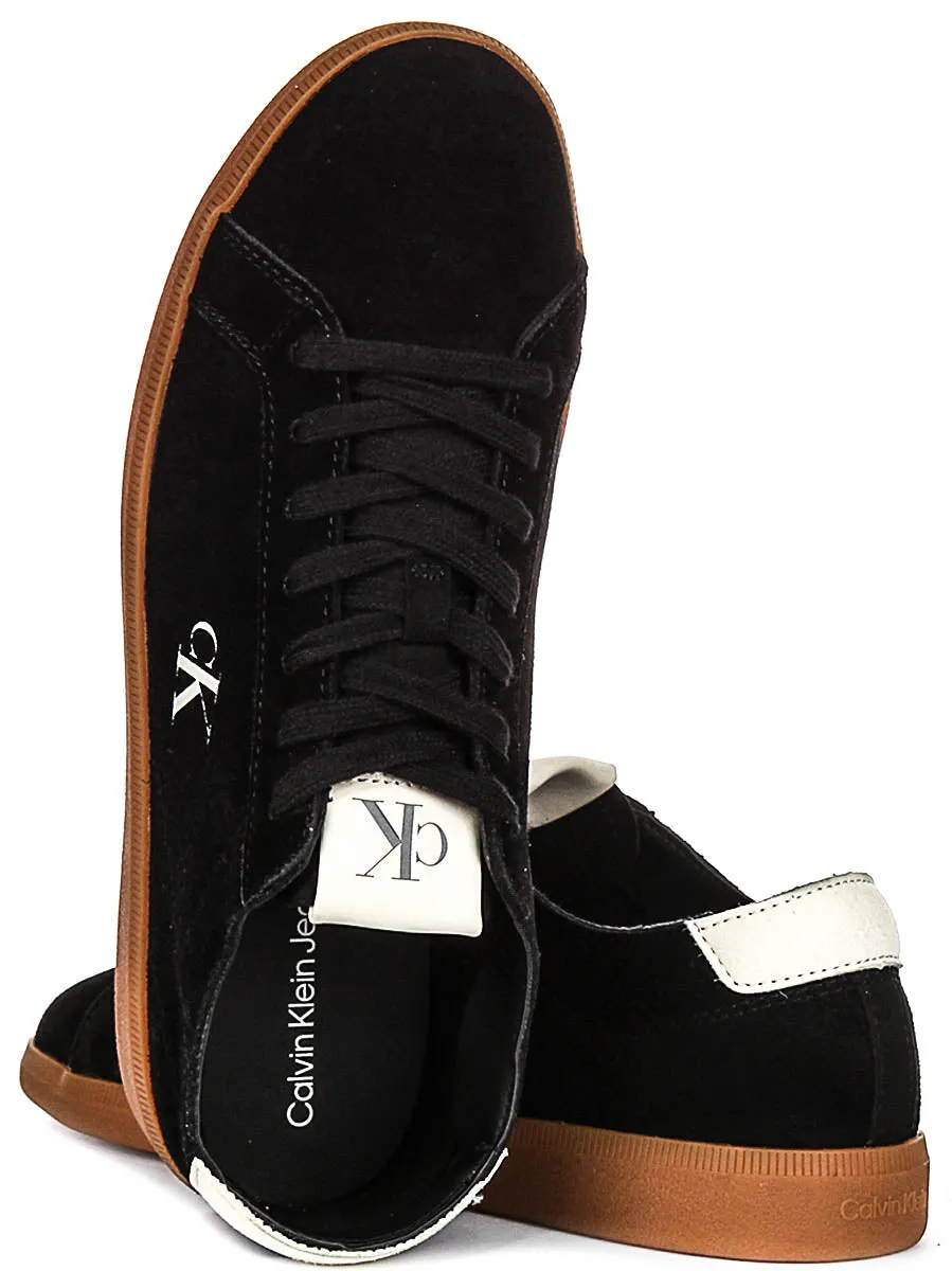 Push Forward Calvin Klein Low Profile Cupsole Sneaker In Black White For Men