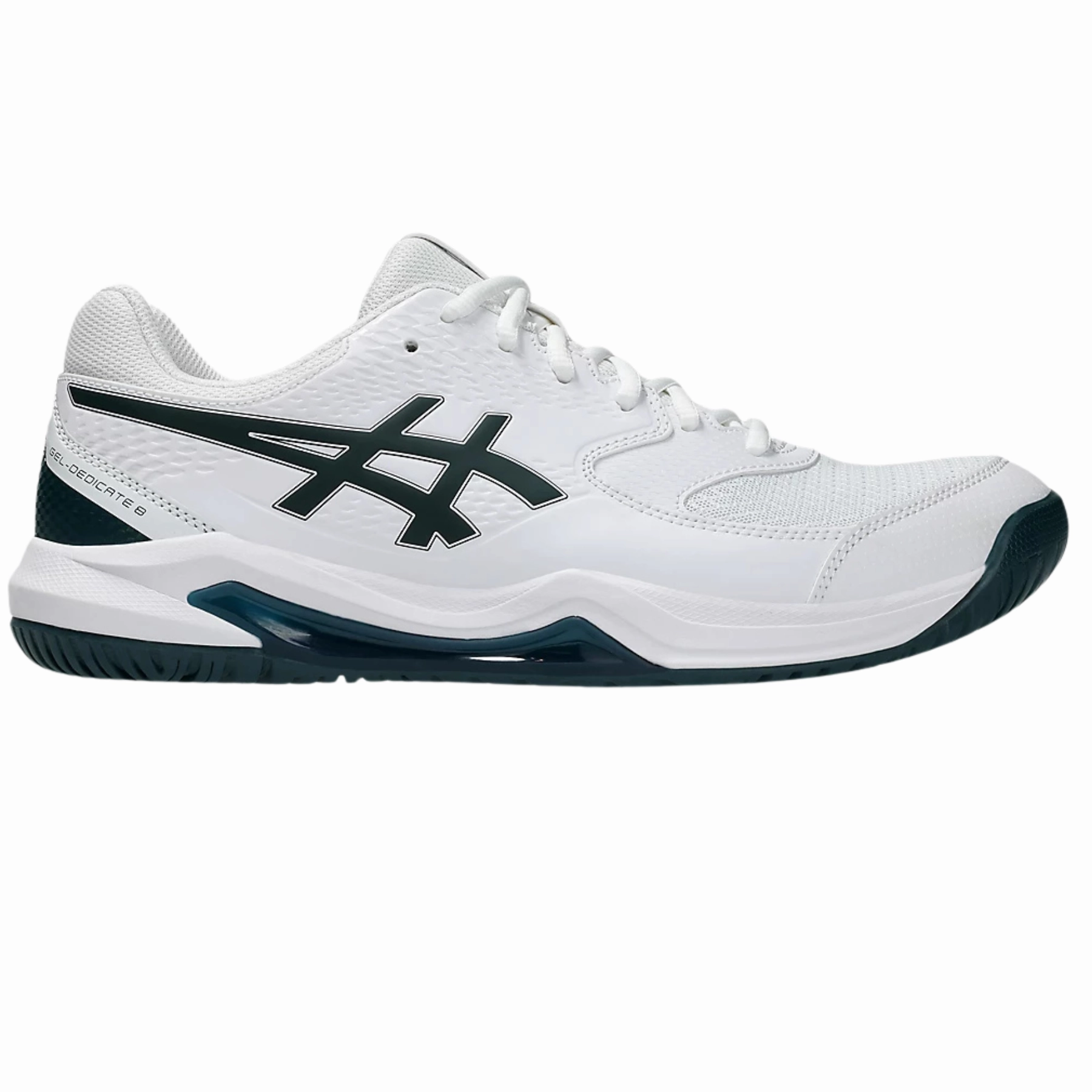 Asics Gel-Dedicate 8 Tennis Shoes ?M?White/Saxon Green