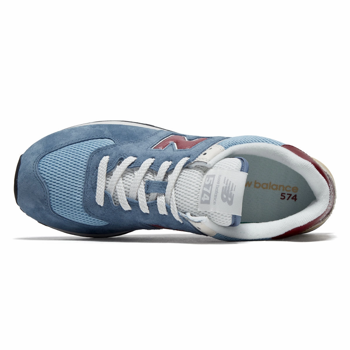 Quarter - sole Grip New Balance 574 Shoes - Shoreline Blue