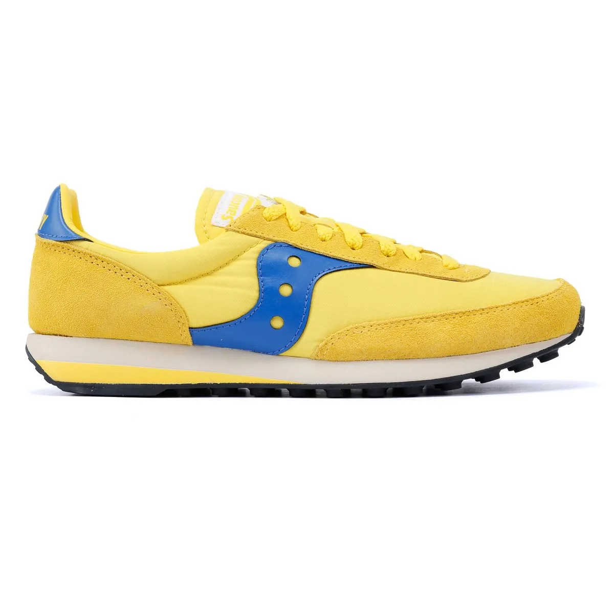 Quick Bounce Saucony Trainer 80 Yellow/Blue Trainers
