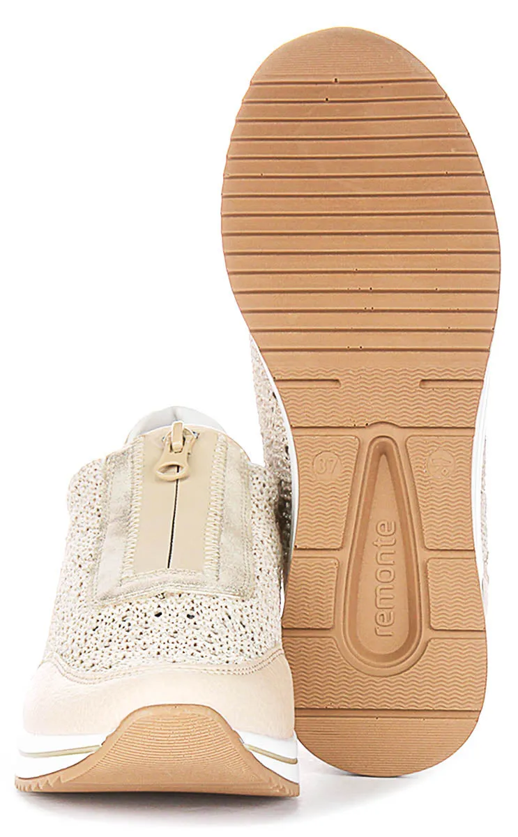 Quick Response Remonte D0T15-60 In Golden Beige For Women