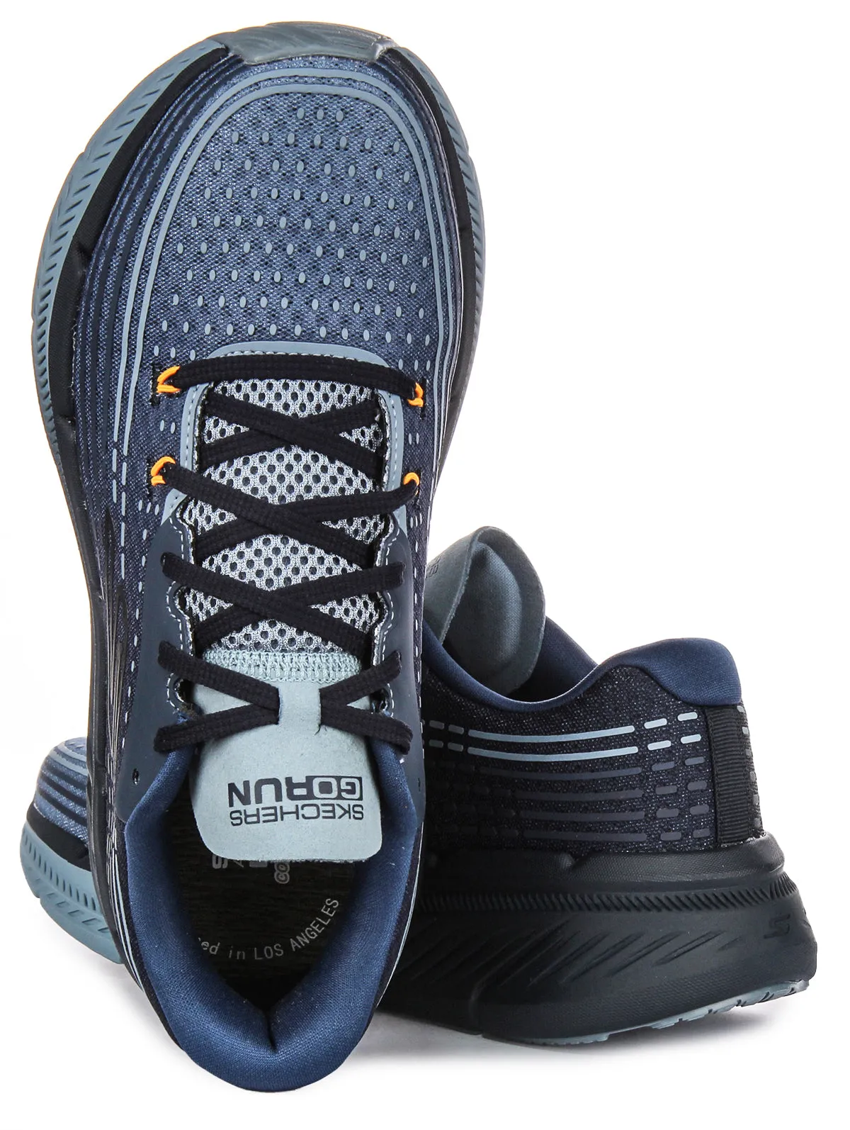 Quick Slide Skechers Vivid 2.0 In Navy Yellw For Men
