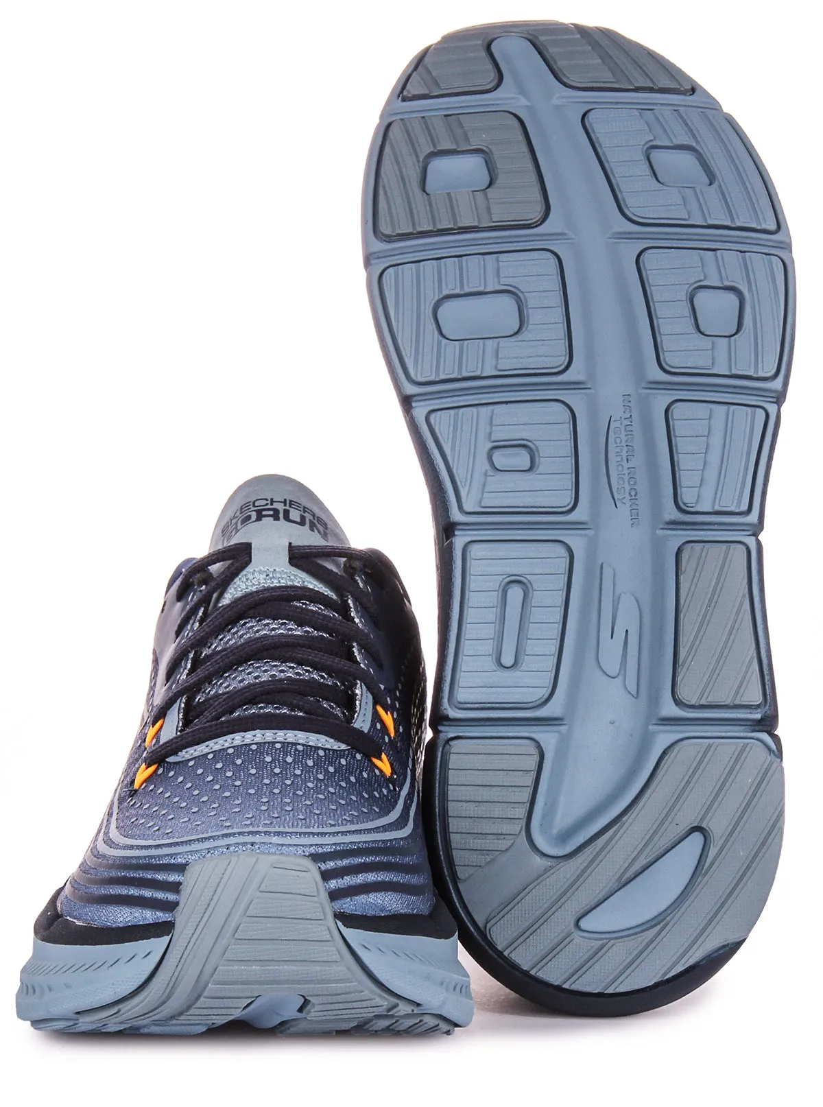 Quick Slide Skechers Vivid 2.0 In Navy Yellw For Men