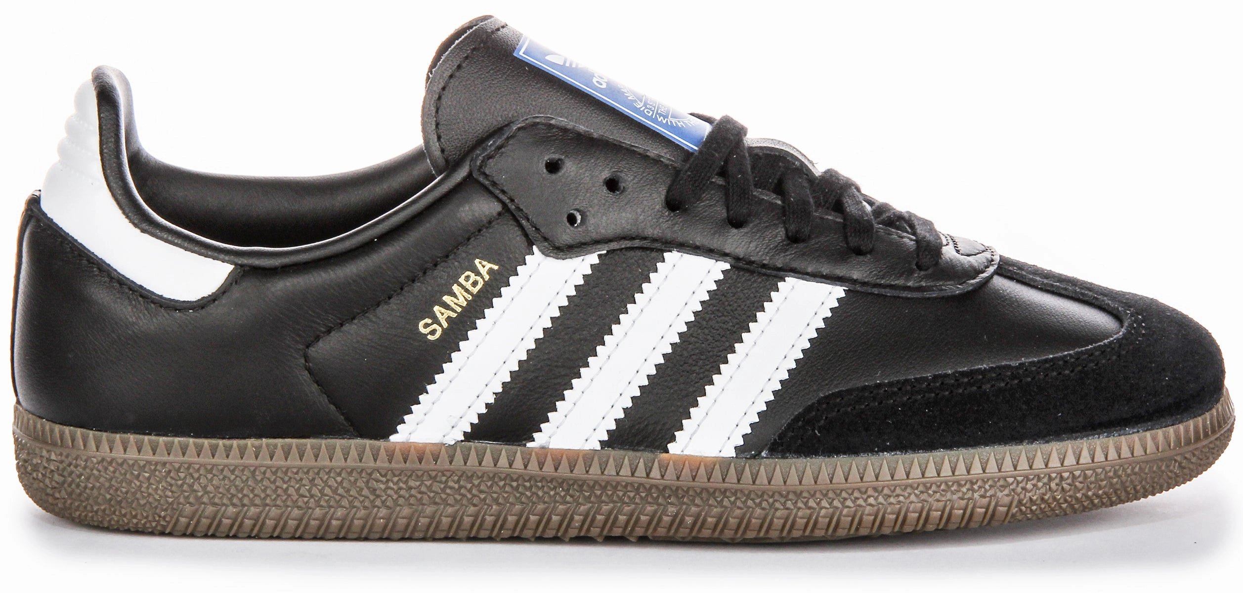 Quick - leap Adidas Samba OG J In Black White For Youth
