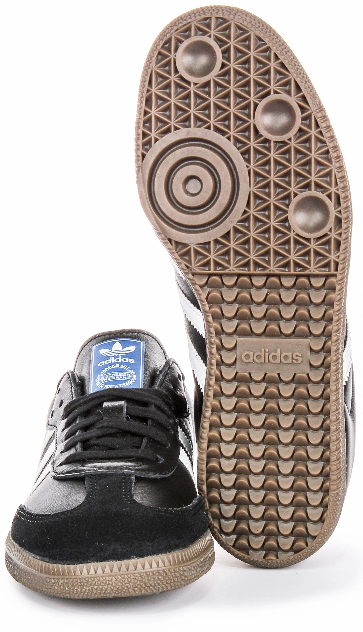 Quick - leap Adidas Samba OG J In Black White For Youth