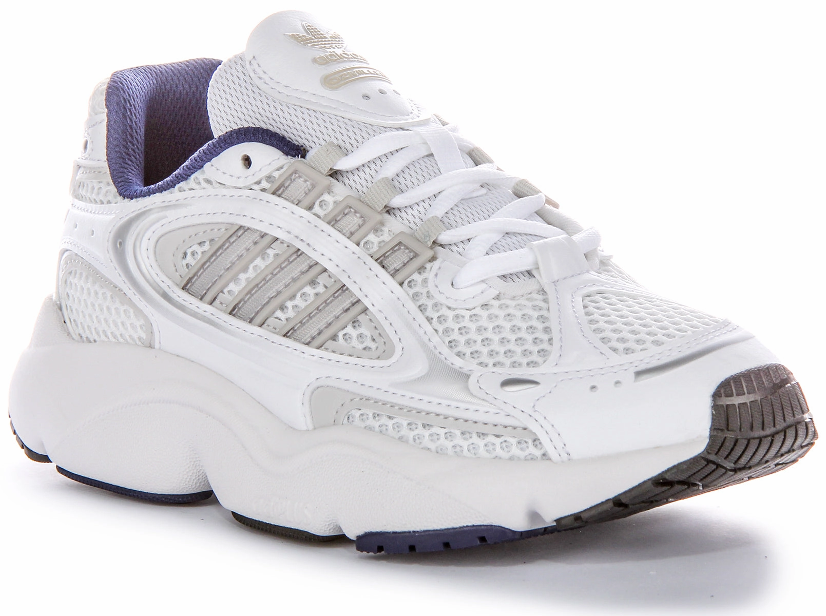 Molded heel cups improve balance and ankle stability Adidas Ozmillen In White For Men
