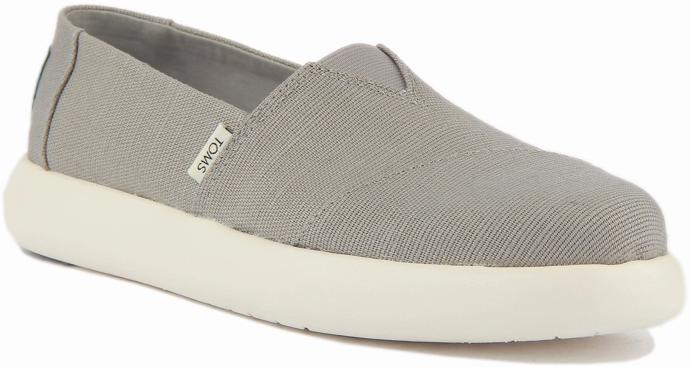 Toms Alpargata Mallow Shoes In Grey For Women Custom Fit Agile Movement