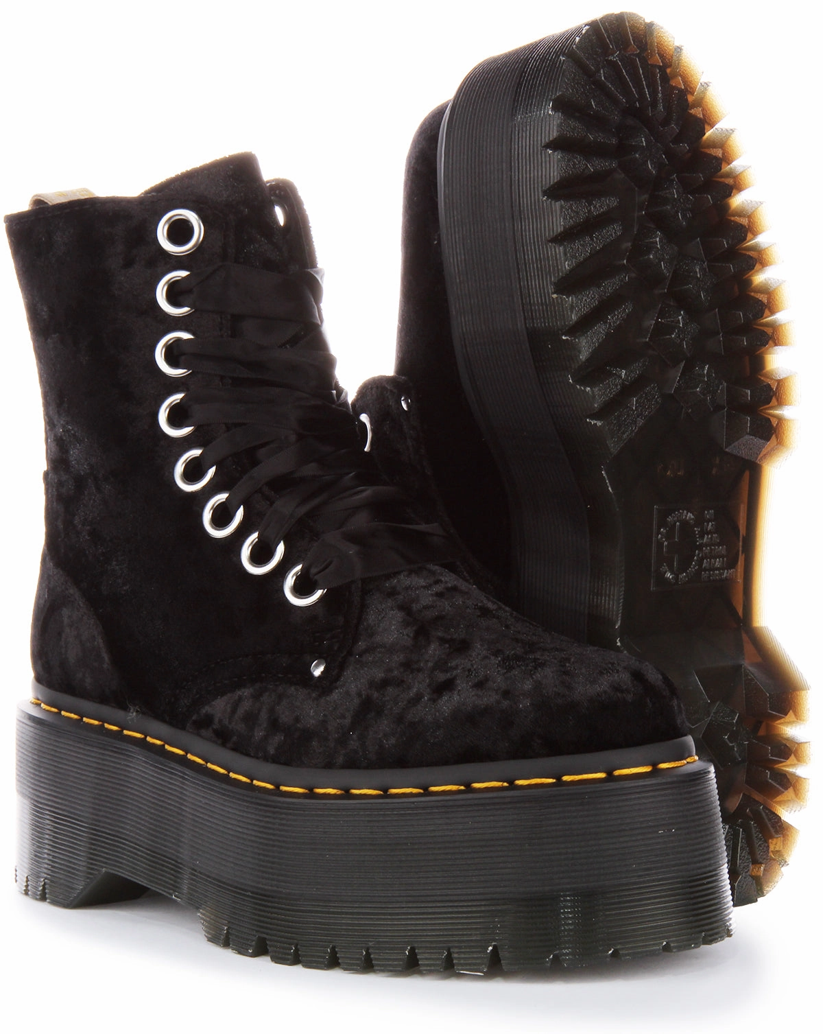 Quick Breeze Dr Martens Vegan Jadon Max In Black For Women
