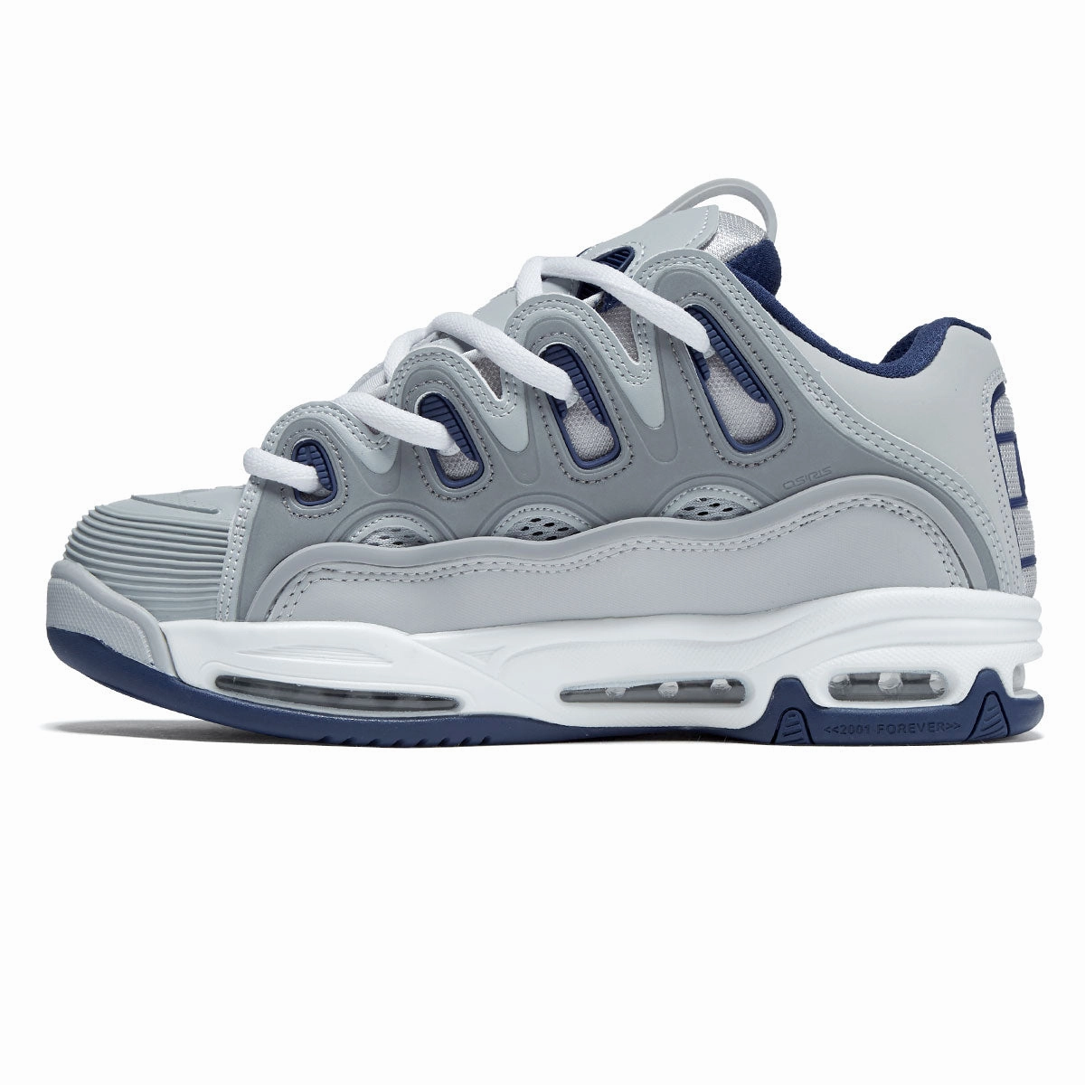 Quick Comfort Osiris D3 2001 Shoes - Grey/Navy/White