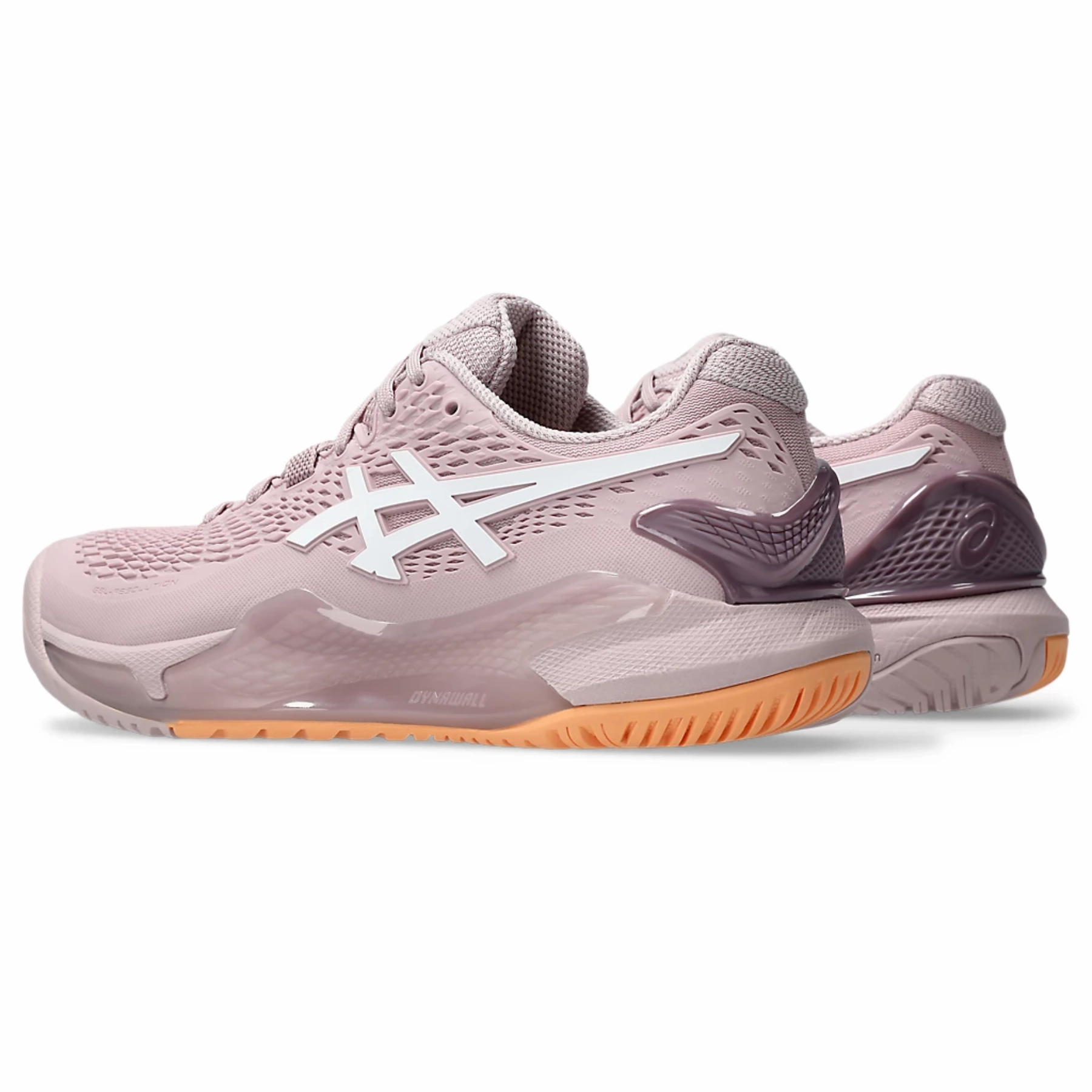 Quick dry feature section Asics Gel-Resolution 9 Wide Women Tennis Shoes - Watershed Rose/White