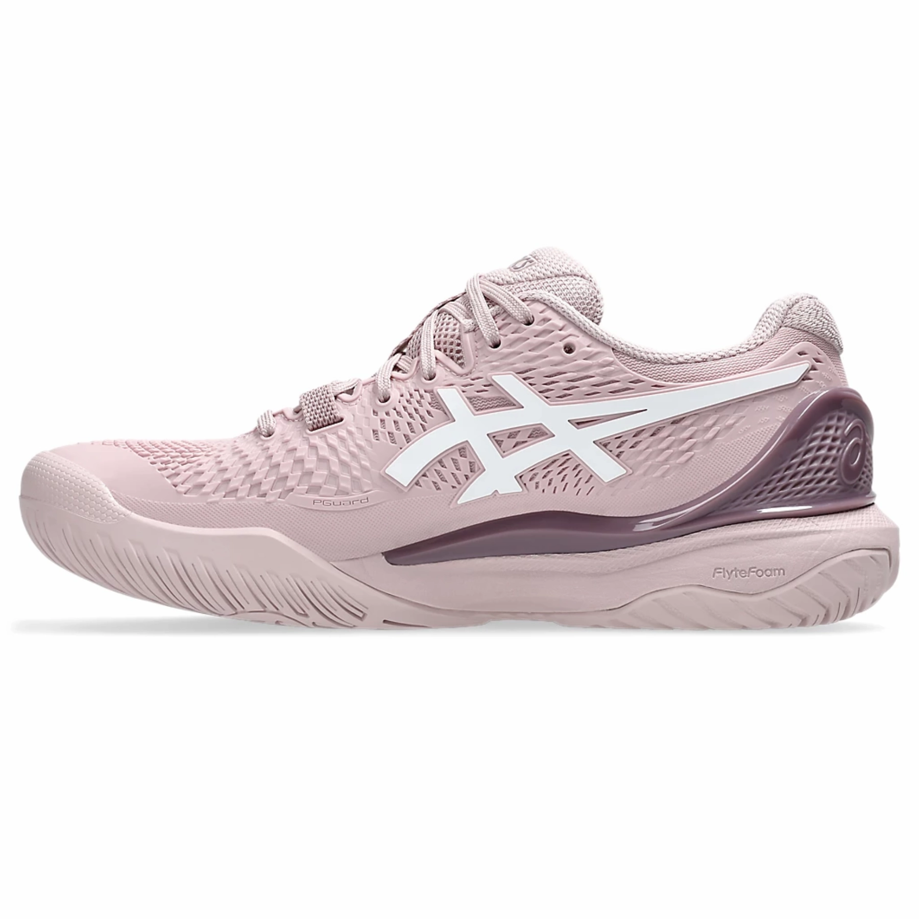 Quick dry feature section Asics Gel-Resolution 9 Wide Women Tennis Shoes - Watershed Rose/White