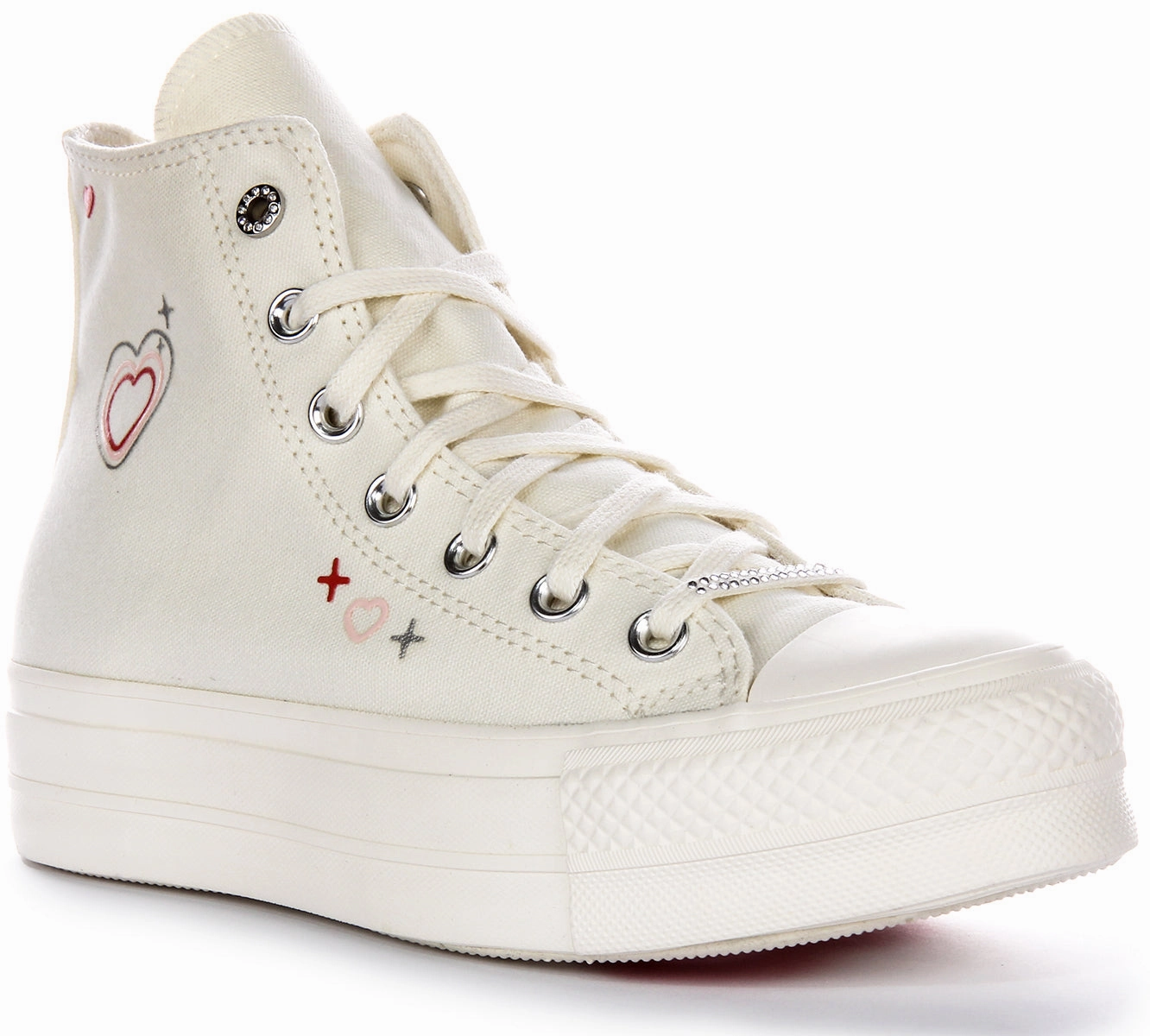 Converse All Star Lift 2K A09114C Platform In White For Women Comfortable Step Bush Step