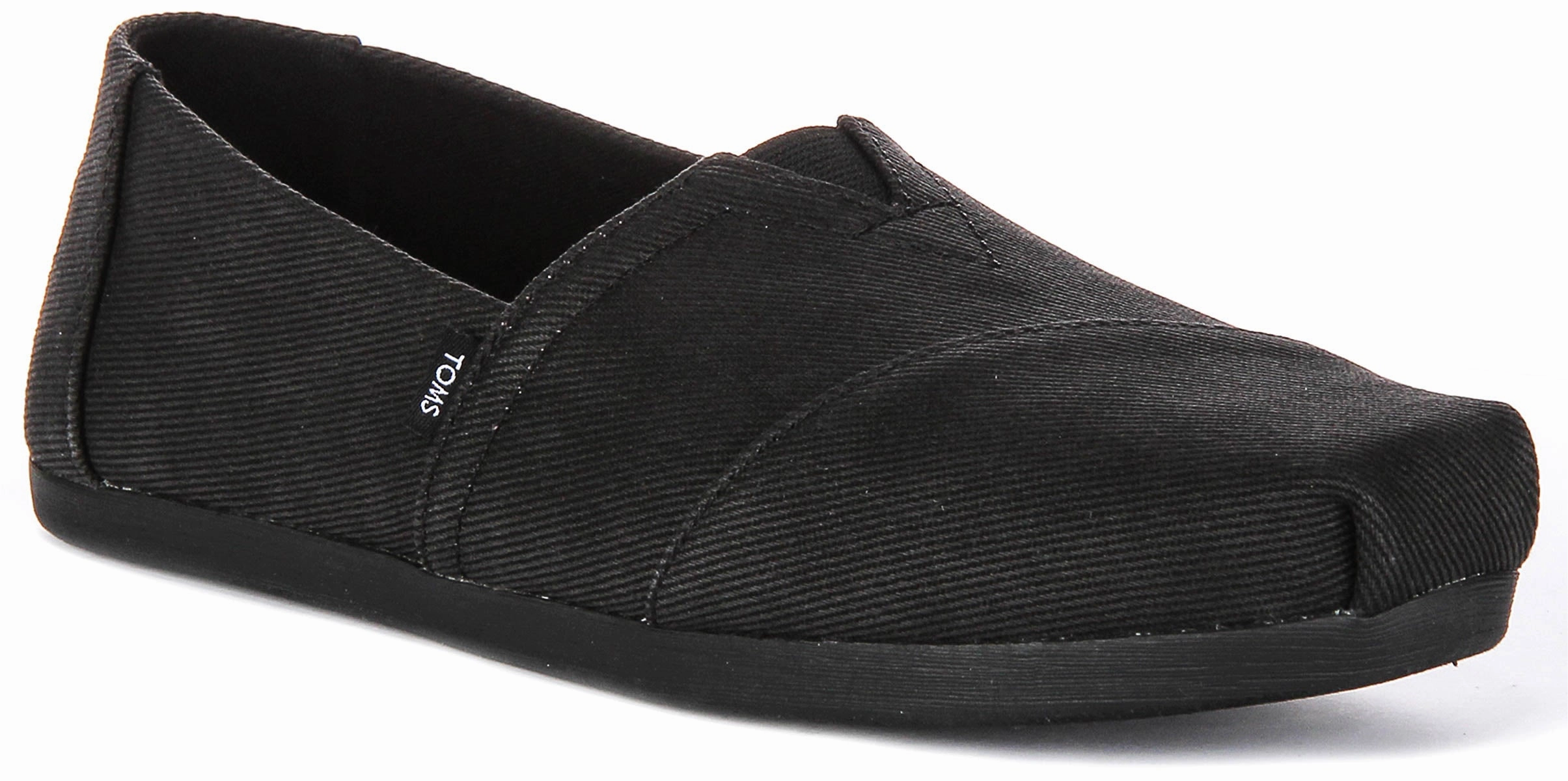 Low Fit Shoes Toms Alpargata Heritage In All Black For Women