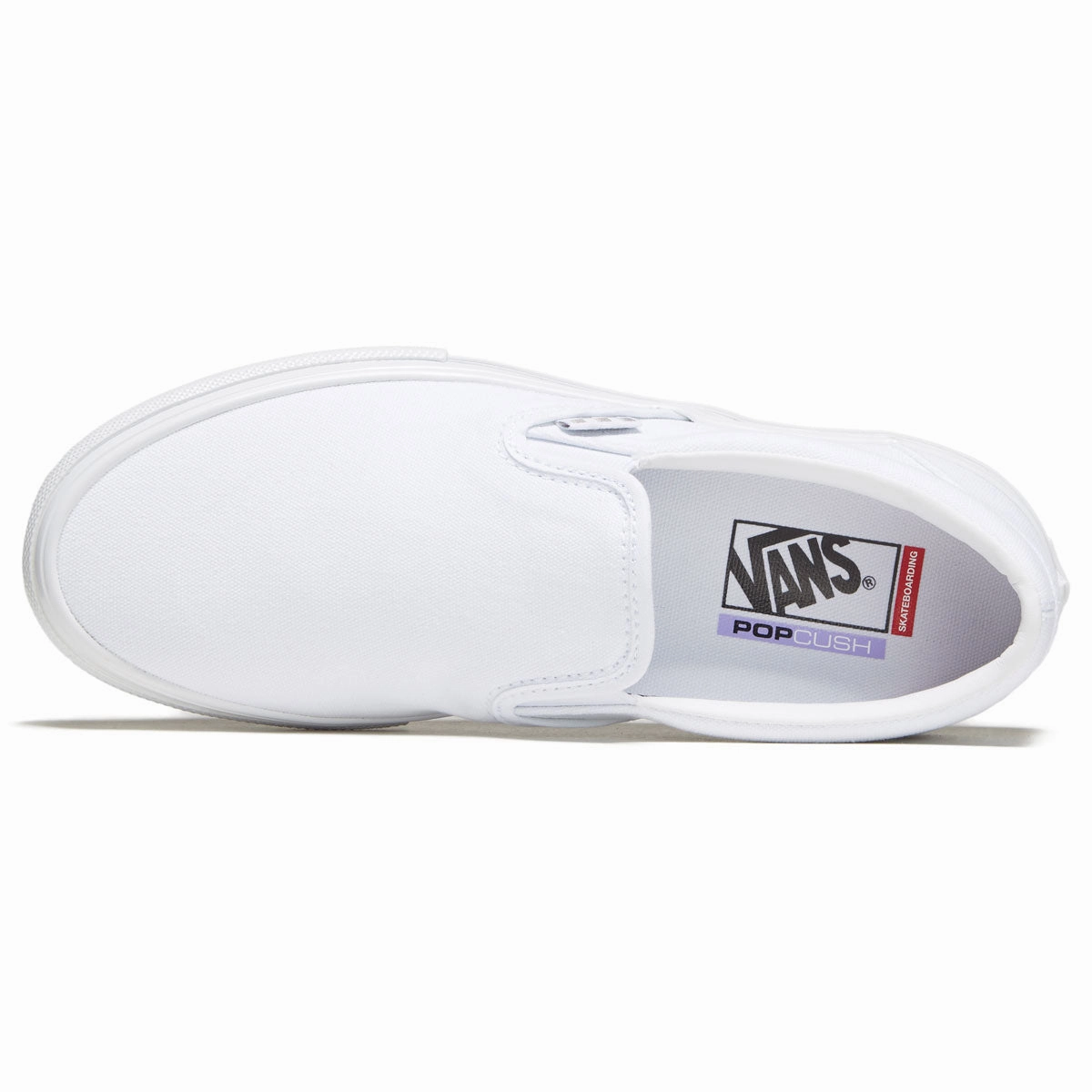 Quick Jet Air Vans Skate Slip-on Shoes - True White
