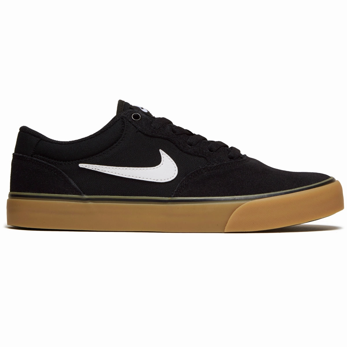 All Weather Fit Max Performance Nike SB Chron 2 Shoes - Black/White/Black/Gum Light Brown