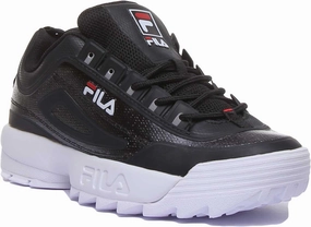 Fila Disruptor 2 In Black White Slim Routine
