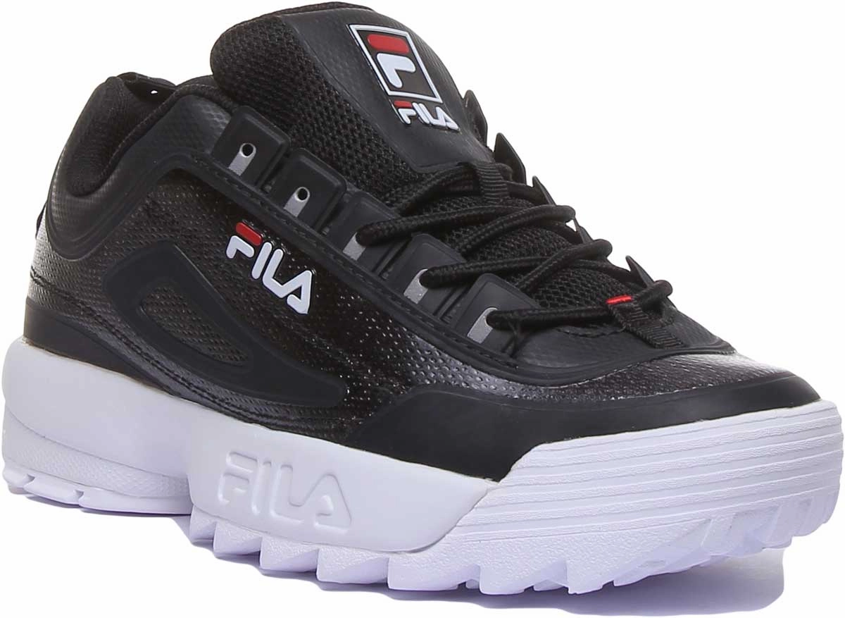 Fila Disruptor 2 In Black White Slim Routine