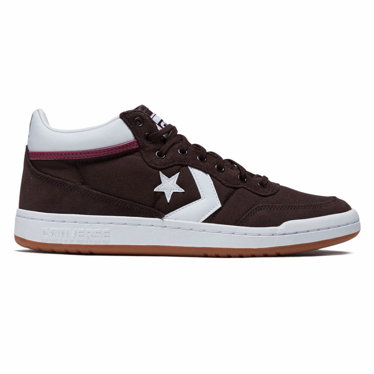 Quick Pace Max Converse Fastbreak Pro Mid Shoes - Rugged Brown/White/Mesa Rose
