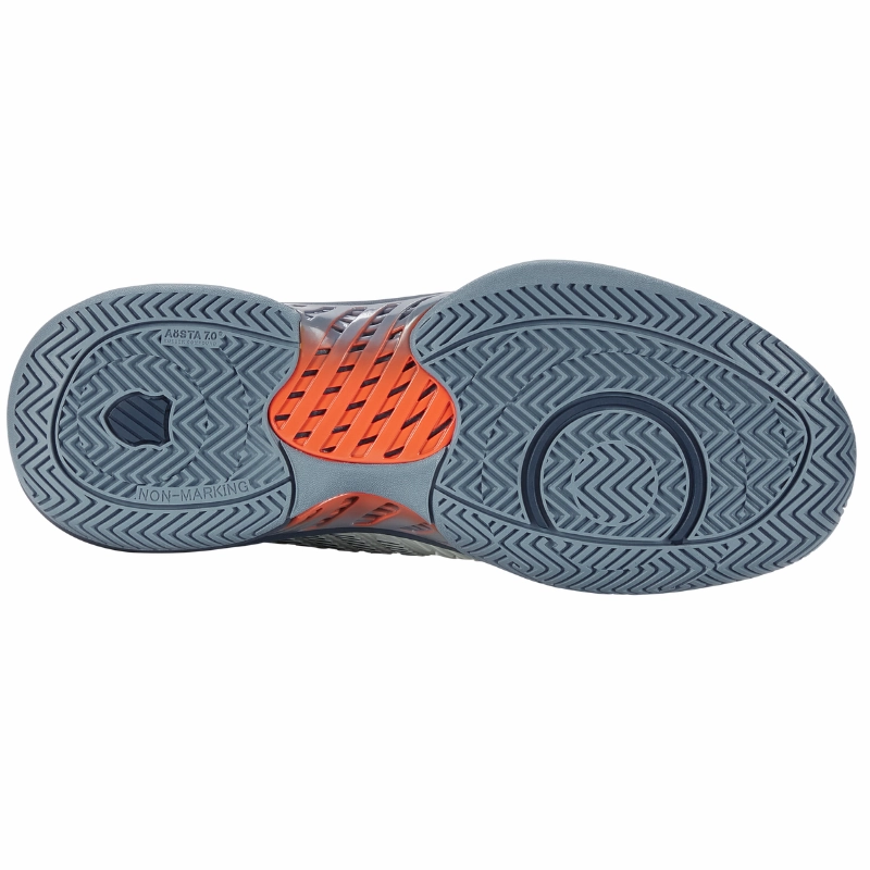 Quick Response Technology K Swiss Hypercourt Supreme AC Blue Blush / Orion Blue / Ibis Mens Tennis Shoes