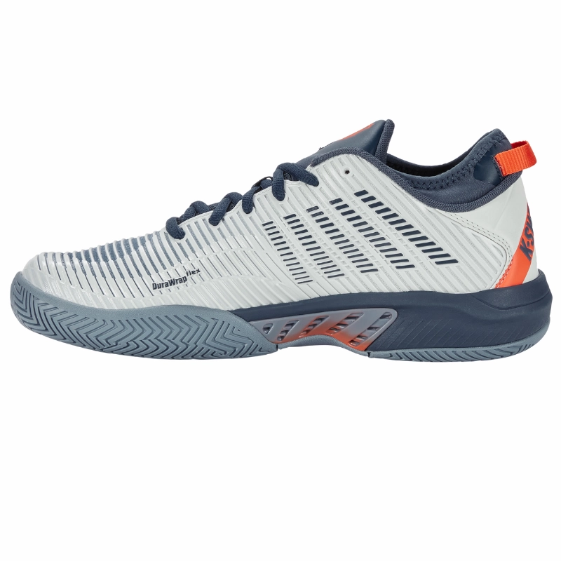 Quick Response Technology K Swiss Hypercourt Supreme AC Blue Blush / Orion Blue / Ibis Mens Tennis Shoes