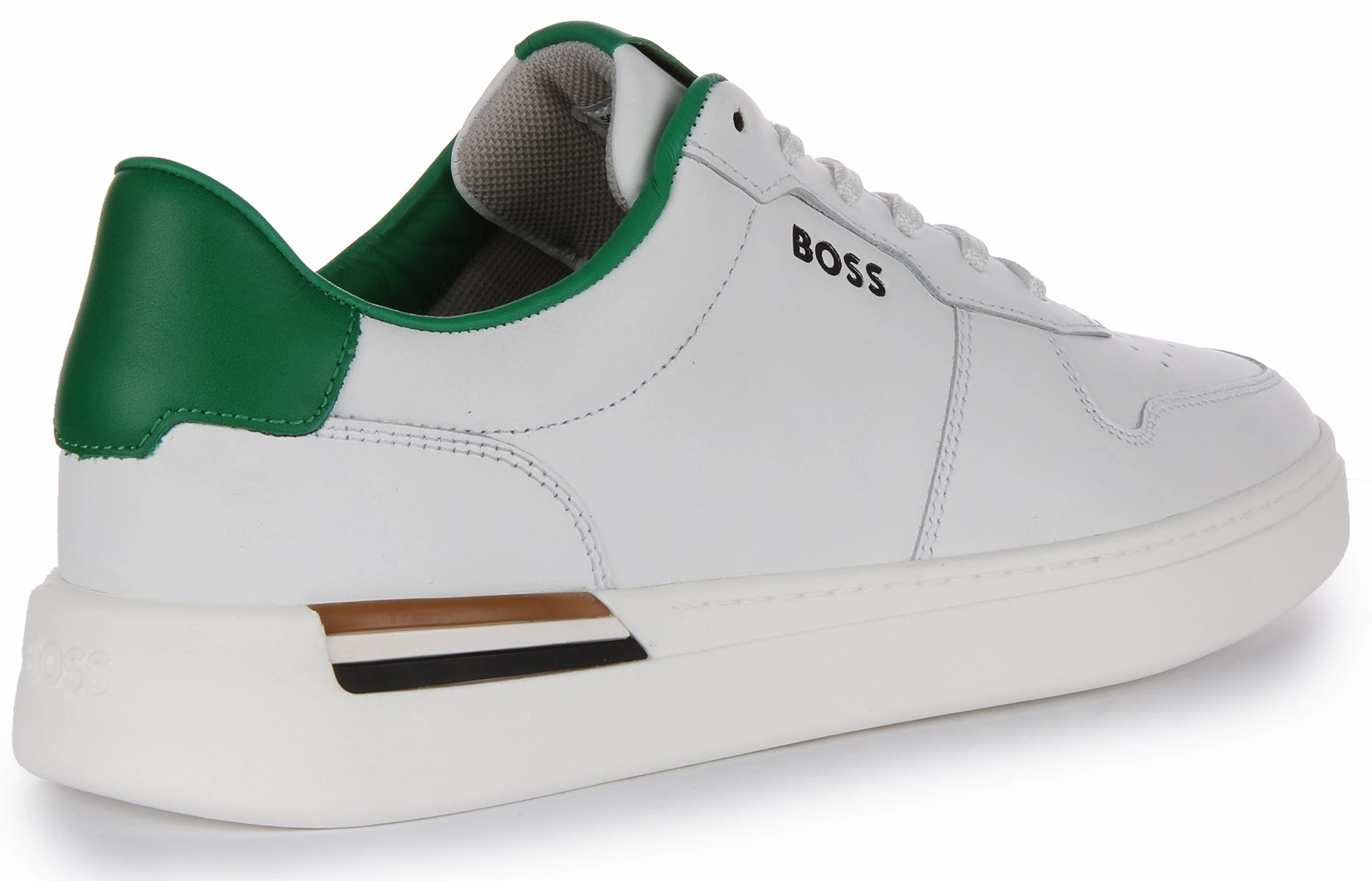 Quick Ride Boss Clint Tennis In White Green For Men