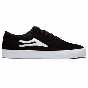 Skater Gear Long Wear Lakai Griffin Shoes - Black