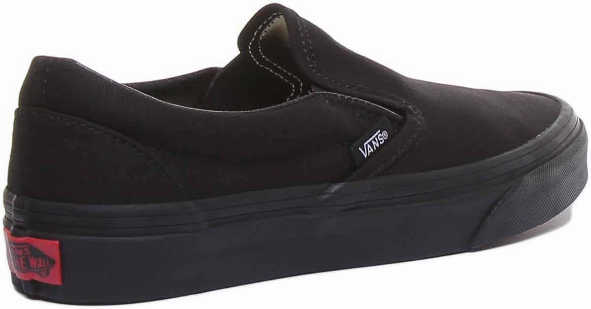 Quick Slide Vans Classic Classic Slipon In Black Black For Women