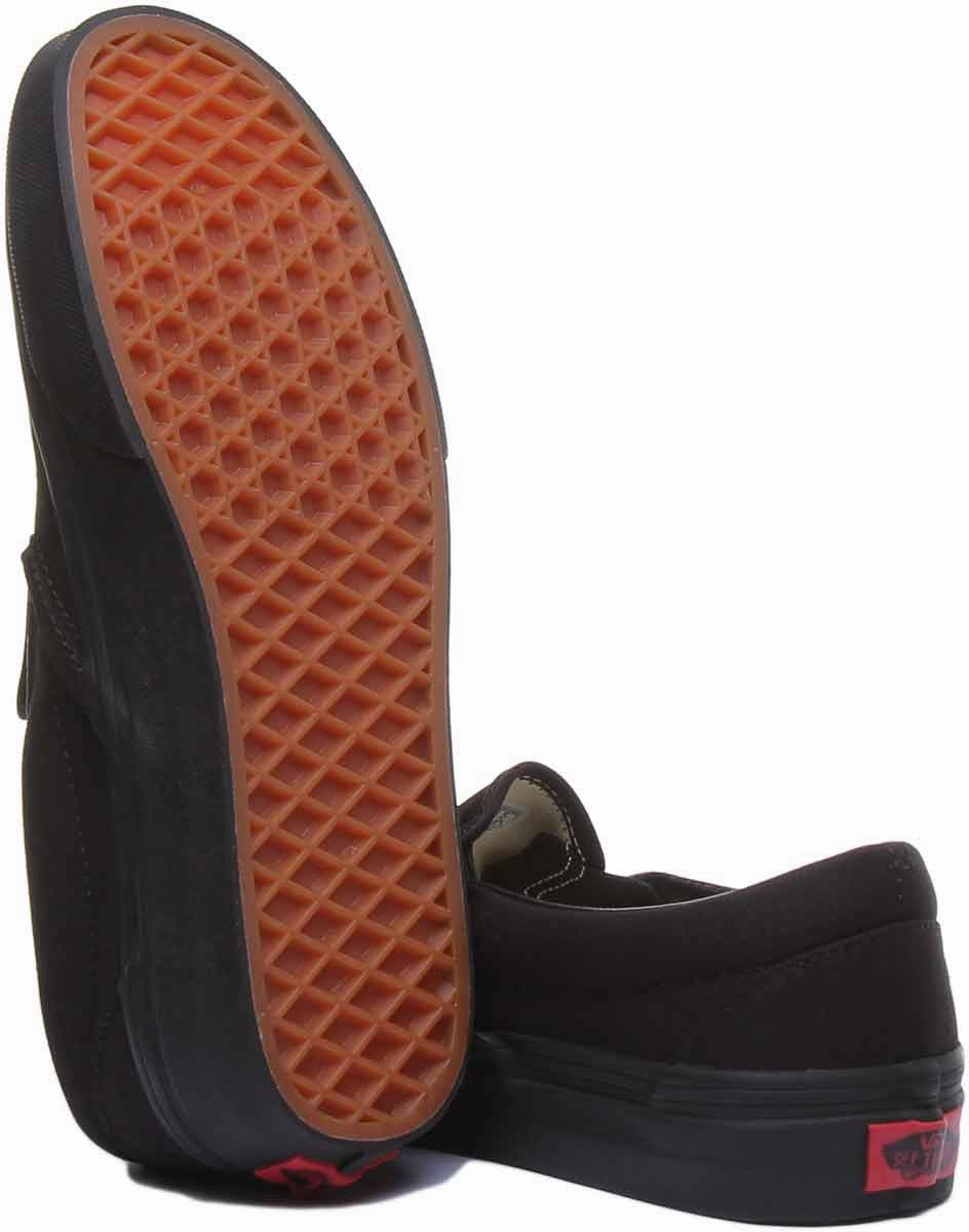 Quick Slide Vans Classic Classic Slipon In Black Black For Women
