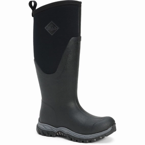 Muck Boots Arctic Sport II Tall Rubber Black Wellington Boots Travel Ready Boots
