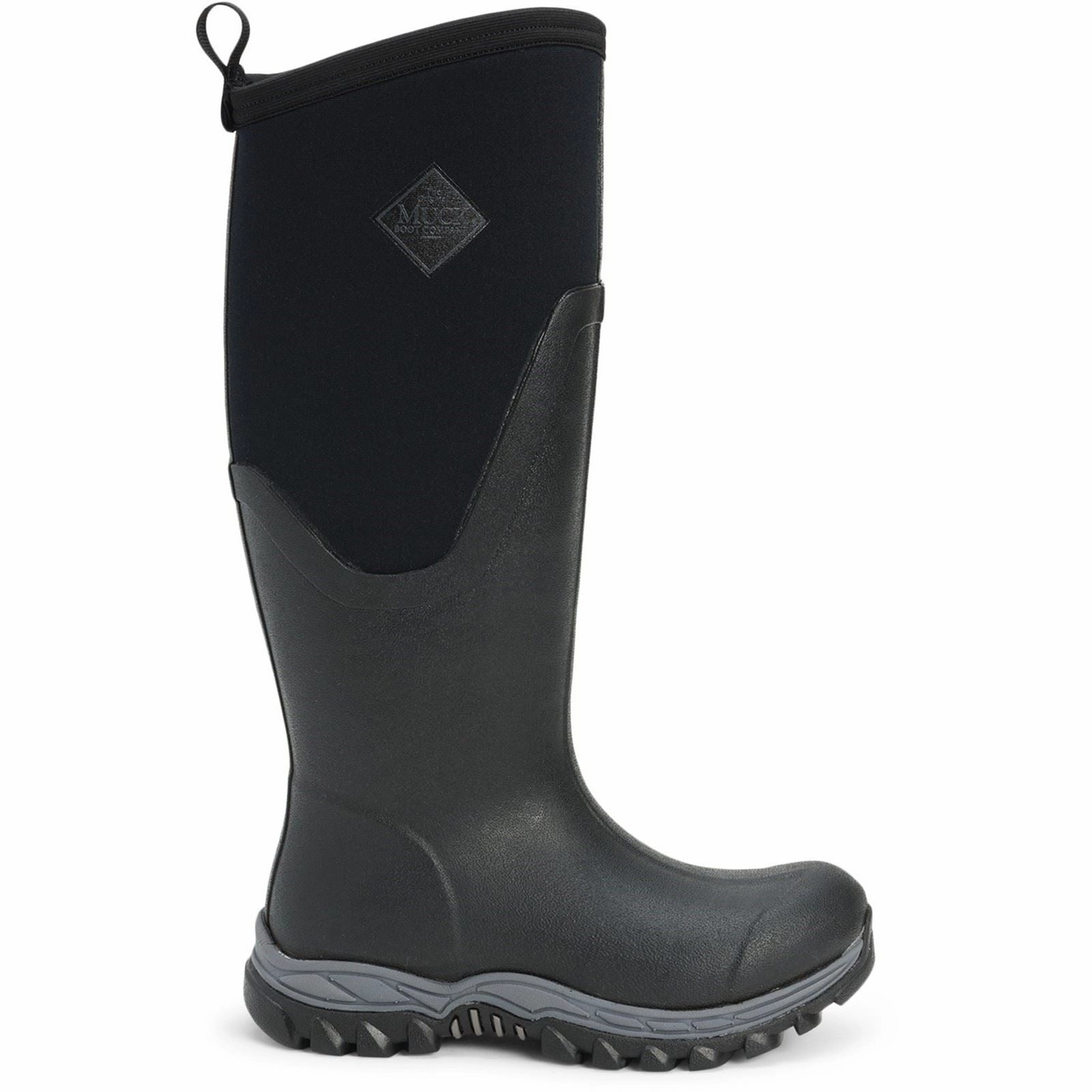 Quick Step Max Muck Boots Arctic Sport II Tall Rubber Black Wellington Boots