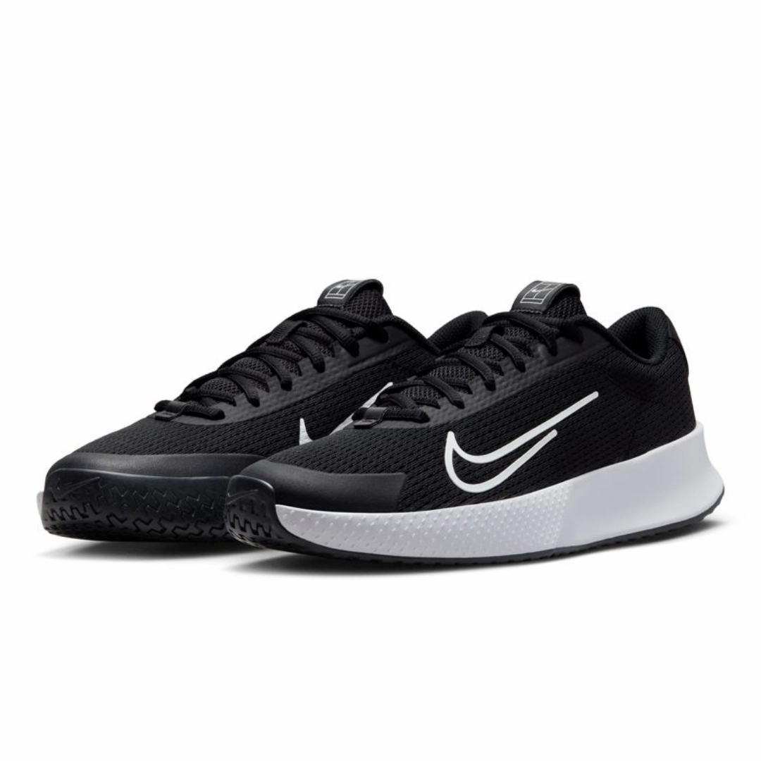 Quick Step Movement Nike Court Vapor Lite 2 Women Tennis Shoes - Black/White