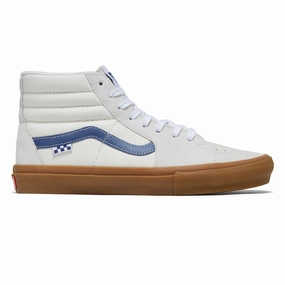 Vans Skate Sk8-hi Shoes - Marshmallow/Blue/Gum Quick Slide Quick Step Up