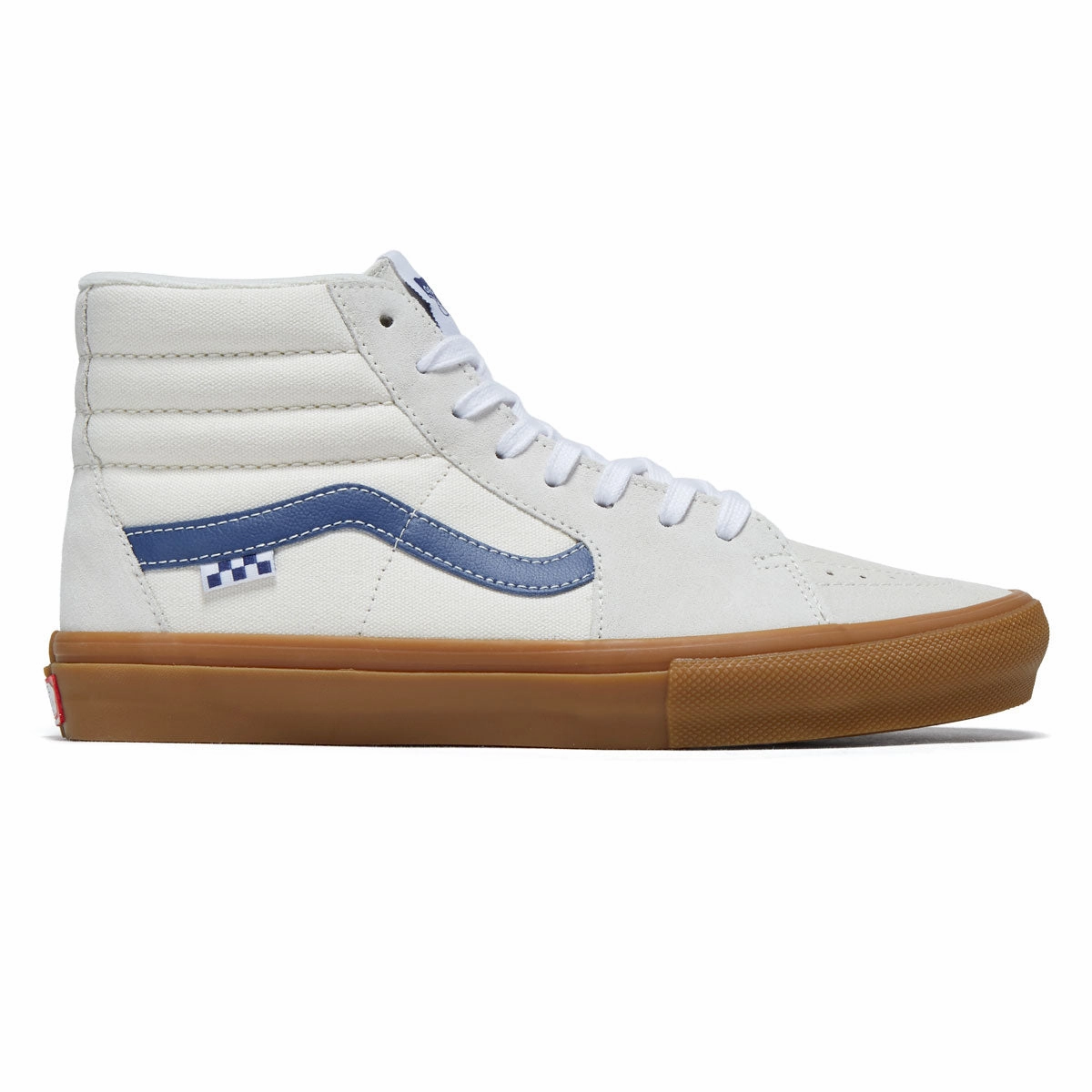 Vans Skate Sk8-hi Shoes - Marshmallow/Blue/Gum Quick Slide Quick Step Up
