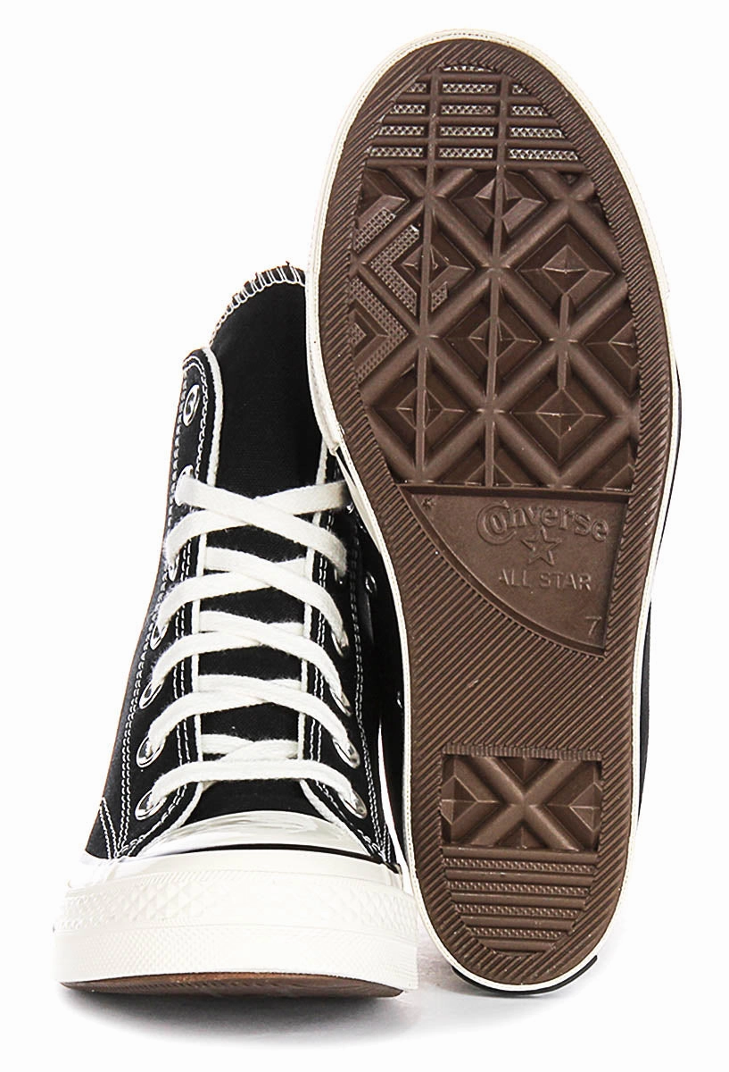Quick Walk-Step Converse Chuck 70s A12563C Wedge In Black White Platforms
