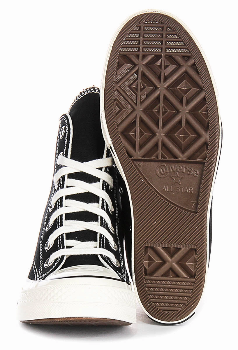 Quick Walk-Step Converse Chuck 70s A12563C Wedge In Black White Platforms